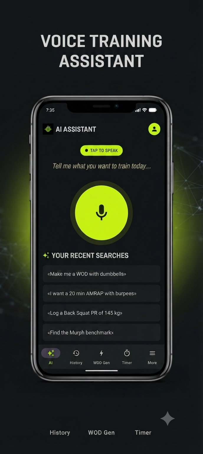 Icono de la app WOD Voice Timer & Coach