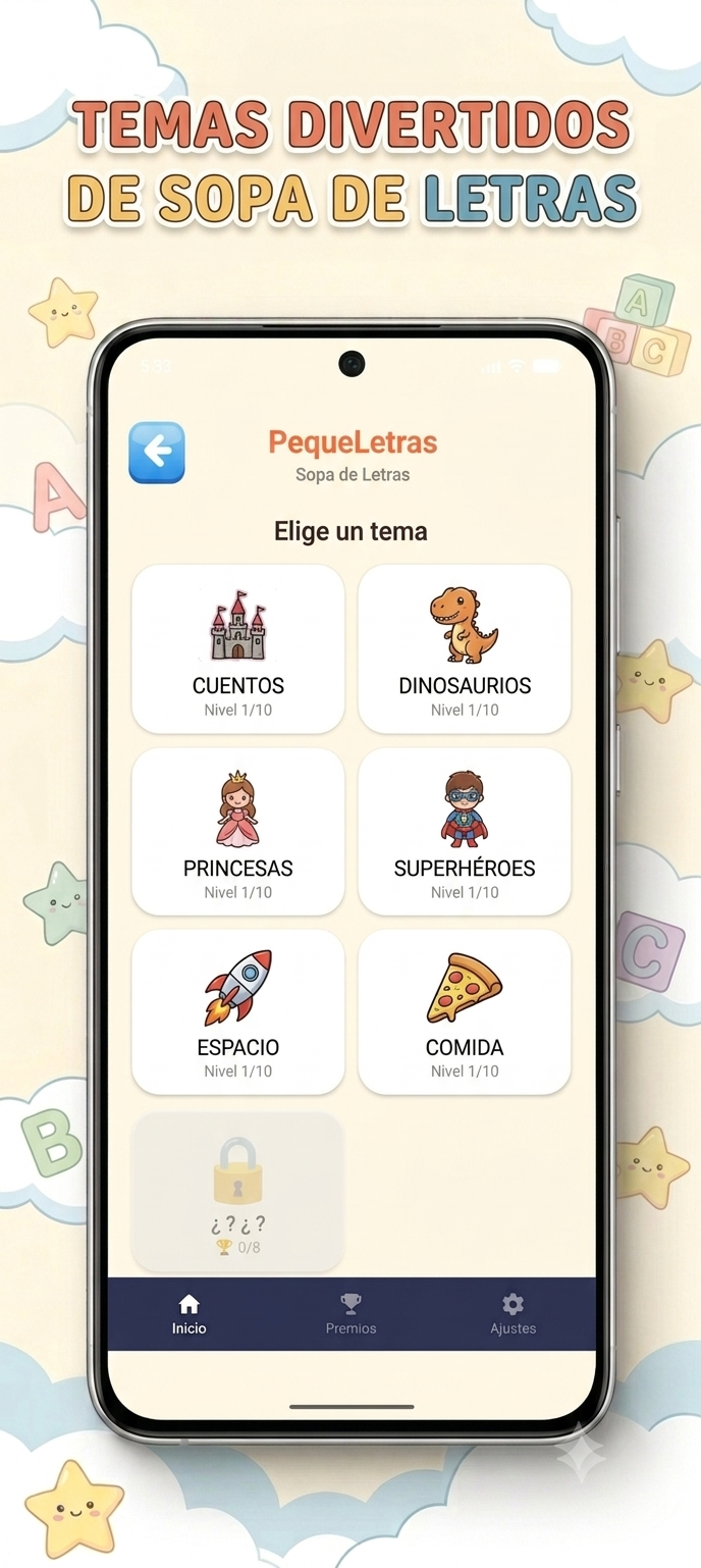 Icono de la app PequeLetras Sopa de Letras